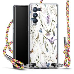 New Carry Case Transparent Stoff colourful/silber