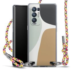 New Carry Case Transparent Stoff colourful/silber