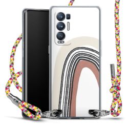 New Carry Case Transparent Stoff colourful/silber