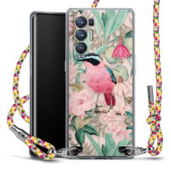 New Carry Case Transparent Stoff colourful/silber