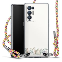 New Carry Case Transparent Stoff colourful/silber