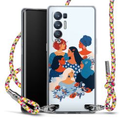 New Carry Case Transparent Stoff colourful/silber