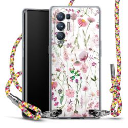 New Carry Case Transparent Stoff colourful/silber