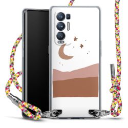 New Carry Case Transparent Stoff colourful/silber