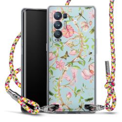 New Carry Case Transparent Stoff colourful/silber