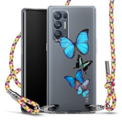 New Carry Case Transparent Stoff colourful/silber