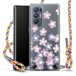 New Carry Case Transparent Stoff colourful/silber