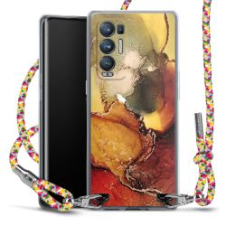 New Carry Case Transparent Stoff colourful/silber