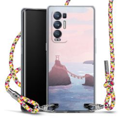 New Carry Case Transparent Stoff colourful/silber