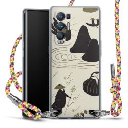 New Carry Case Transparent Stoff colourful/silber