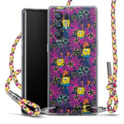 New Carry Case Transparent Stoff colourful/silber