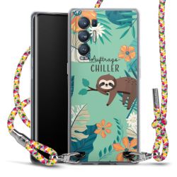 New Carry Case Transparent Stoff colourful/silber