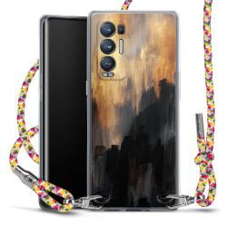 New Carry Case Transparent Stoff colourful/silber