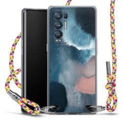 New Carry Case Transparent Stoff colourful/silber