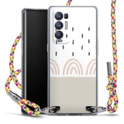 New Carry Case Transparent Stoff colourful/silber