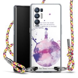 New Carry Case Transparent Stoff colourful/silber