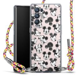 New Carry Case Transparent Stoff colourful/silber