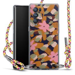 New Carry Case Transparent Stoff colourful/silber