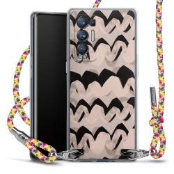 New Carry Case Transparent Stoff colourful/silber