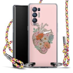 New Carry Case Transparent Stoff colourful/silber