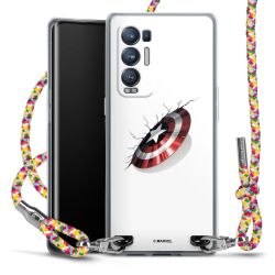 New Carry Case Transparent Stoff colourful/silber