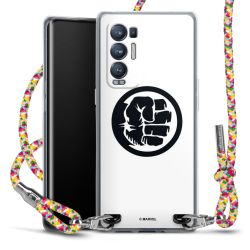 New Carry Case Transparent Stoff colourful/silber