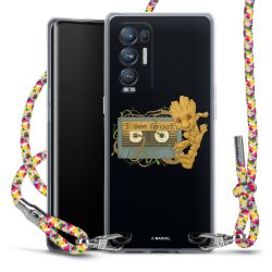 New Carry Case Transparent Stoff colourful/silber