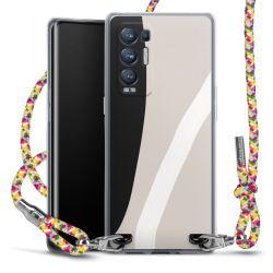 New Carry Case Transparent Stoff colourful/silber