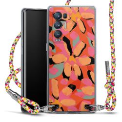 New Carry Case Transparent Stoff colourful/silber