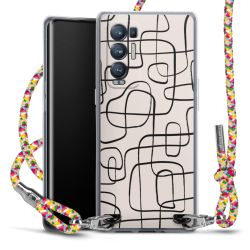New Carry Case Transparent Stoff colourful/silber