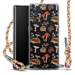 New Carry Case Transparent Stoff colourful/silber