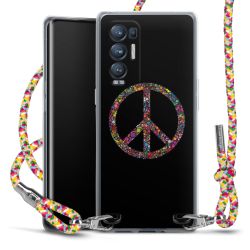 New Carry Case Transparent Stoff colourful/silber