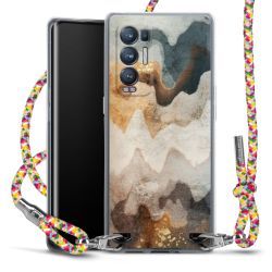 New Carry Case Transparent Stoff colourful/silber