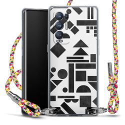 New Carry Case Transparent Stoff colourful/silber