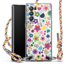 New Carry Case Transparent Stoff colourful/silber
