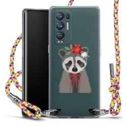 New Carry Case Transparent Stoff colourful/silber