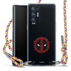 New Carry Case Transparent Stoff colourful/silber