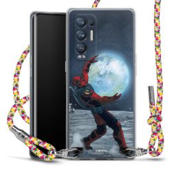 New Carry Case Transparent Stoff colourful/silber