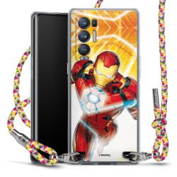 New Carry Case Transparent Stoff colourful/silber