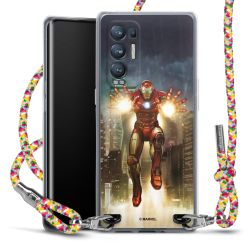 New Carry Case Transparent Stoff colourful/silber