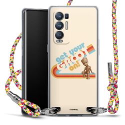 New Carry Case Transparent Stoff colourful/silber