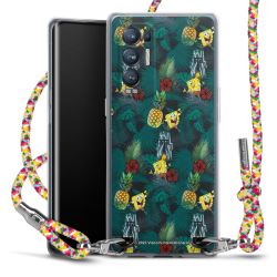 New Carry Case Transparent Stoff colourful/silber