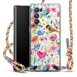 New Carry Case Transparent Stoff colourful/silber