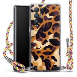 New Carry Case Transparent Stoff colourful/silber