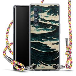 New Carry Case Transparent Stoff colourful/silber