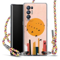 New Carry Case Transparent Stoff colourful/silber