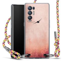 New Carry Case Transparent Stoff colourful/silber