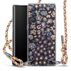 New Carry Case Transparent Stoff colourful/silber