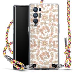 New Carry Case Transparent Stoff colourful/silber