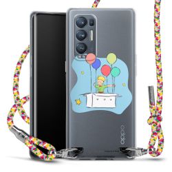 New Carry Case Transparent Stoff colourful/silber